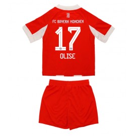 Bayern Munich Michael Olise #17 Hjemmebanetrøje Børn 2025-26 Kortærmet (+ Korte bukser)